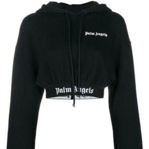 Palm Angels Crop Hoodie